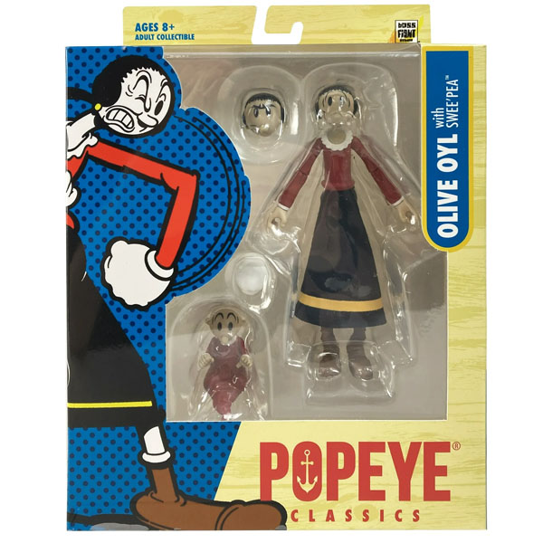Boss Fight Studio Popeye Classics Olive Oyl Action Figure